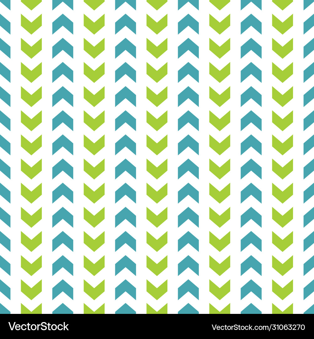 Tile pattern with blue and green zig zag print Tile pattern with blue and green zig zag print vector image