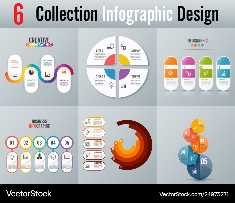 Infographic design and marketing icons can Infographic design and marketing icons can vector image