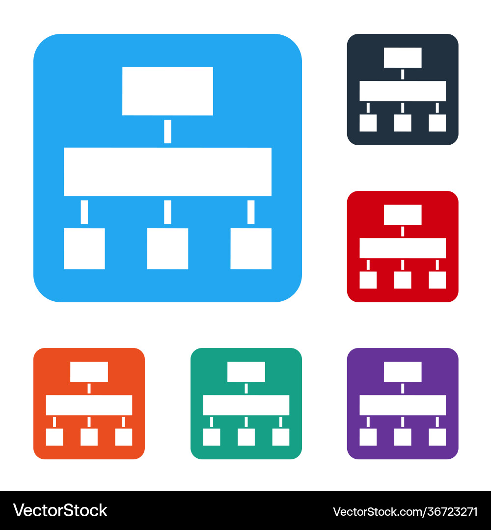 White site map icon isolated on background White site map icon isolated on background vector image