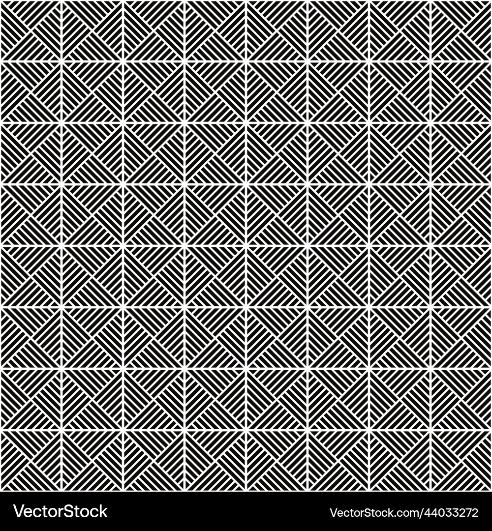 Geometric seamless pattern with lines Vector Image