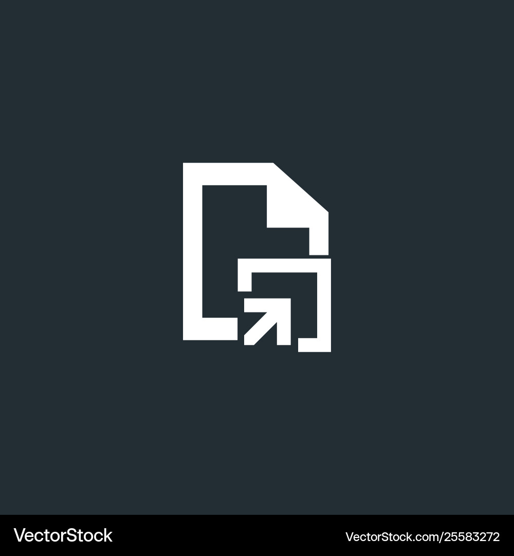 Insert new document into your icon Vector Image