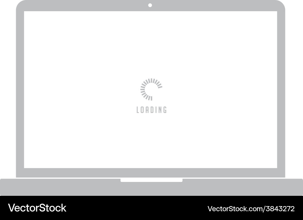 Notebook laptop computer Vector Image