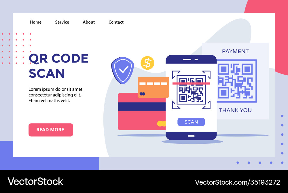 Qr-Code-Scan auf dem Bildschirm des Smartphones Qr-Code-Scan auf dem Bildschirm des Smartphones vektorbild