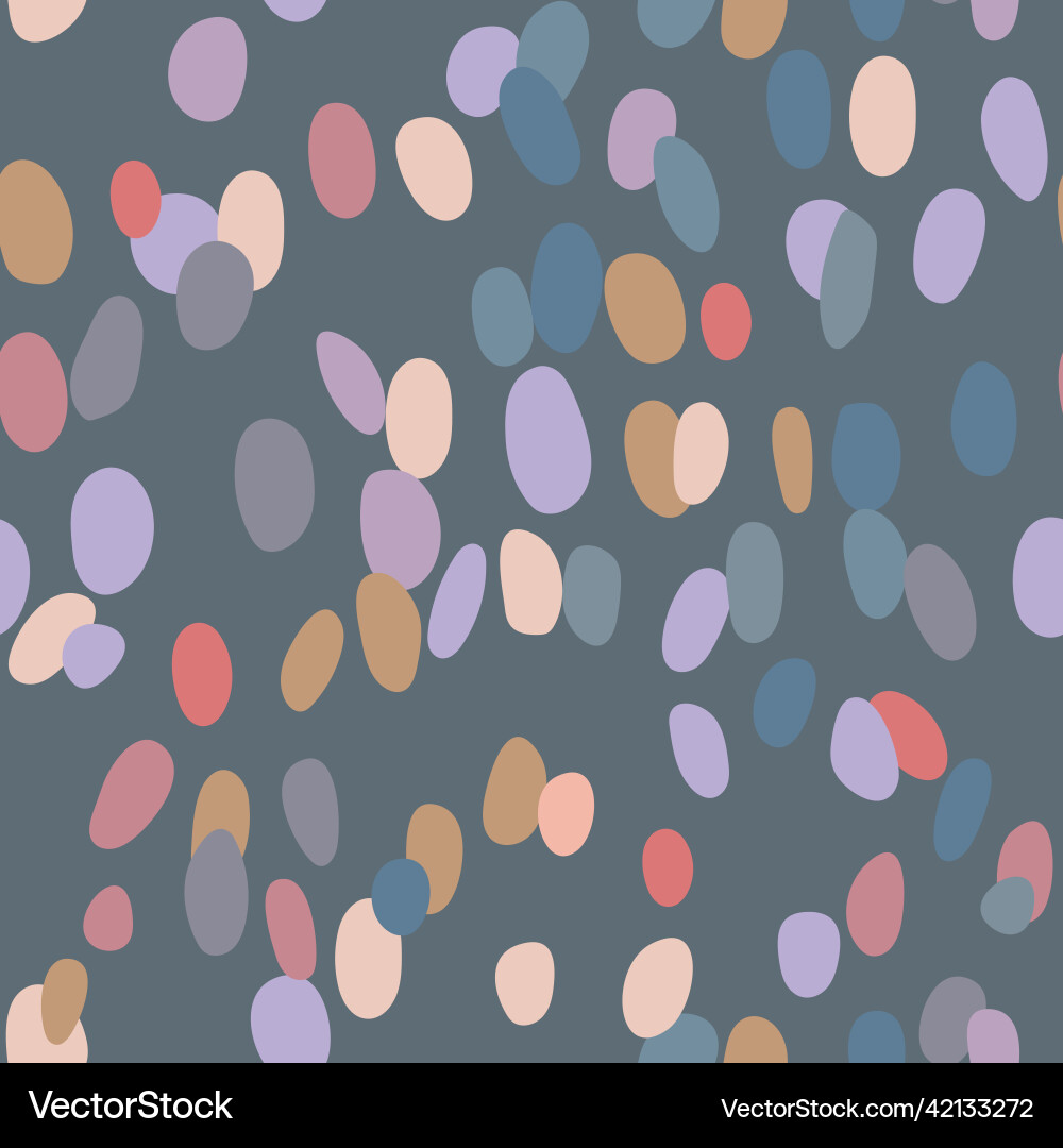Random scattered shapes colorful mosaic pattern Vector Image