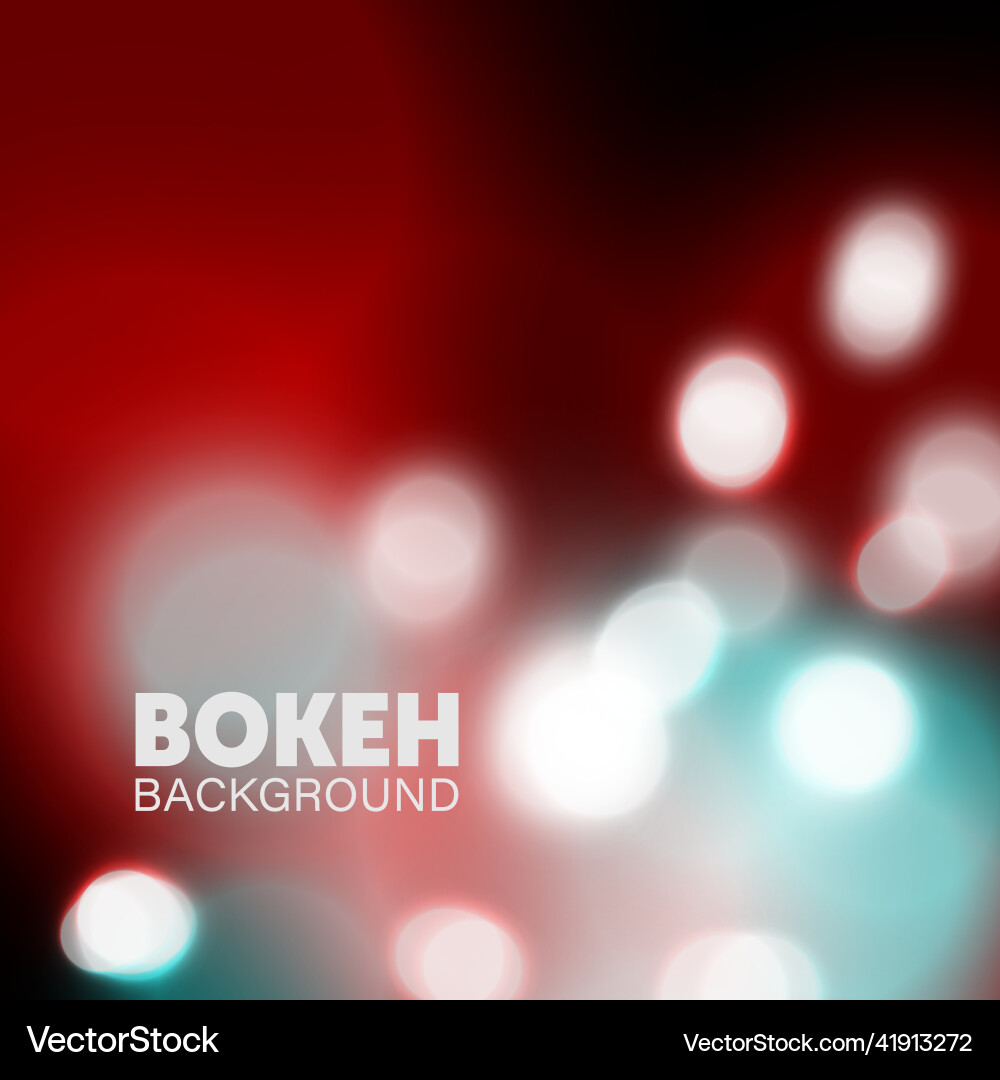 Shiny bokeh lights blur abstract background vector image