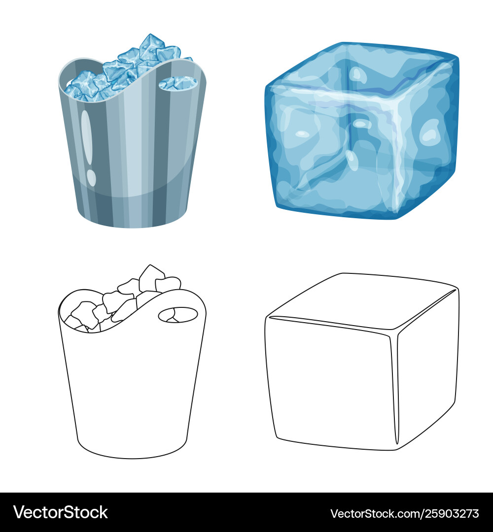 Design texture and frozen icon vector image