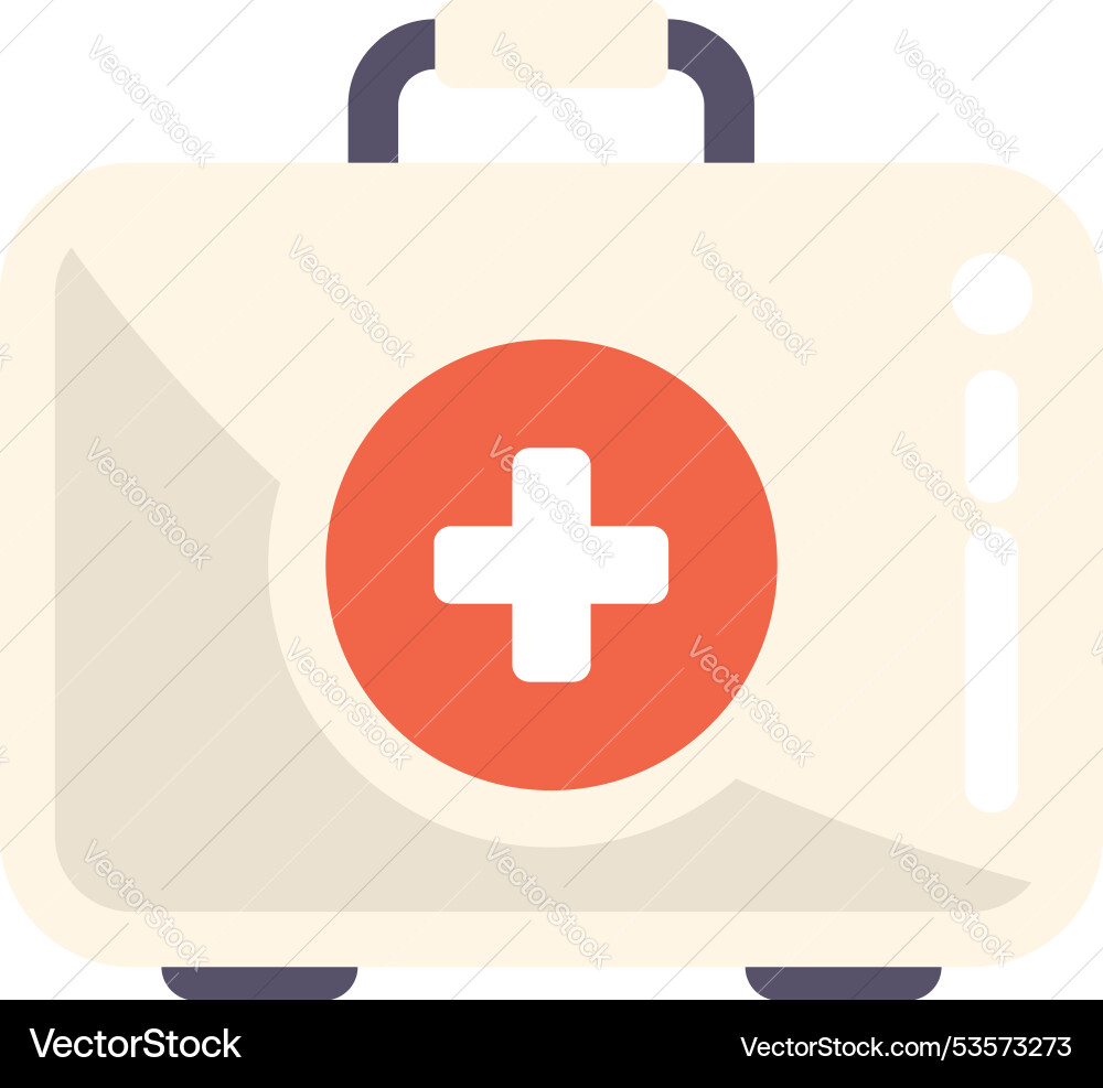 First aid kit icon showing medical assistance First aid kit icon showing medical assistance vector image