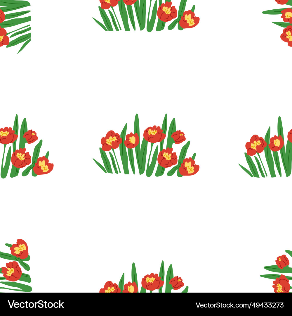 Flower pattern the repetitive created Flower pattern the repetitive created Vector Image