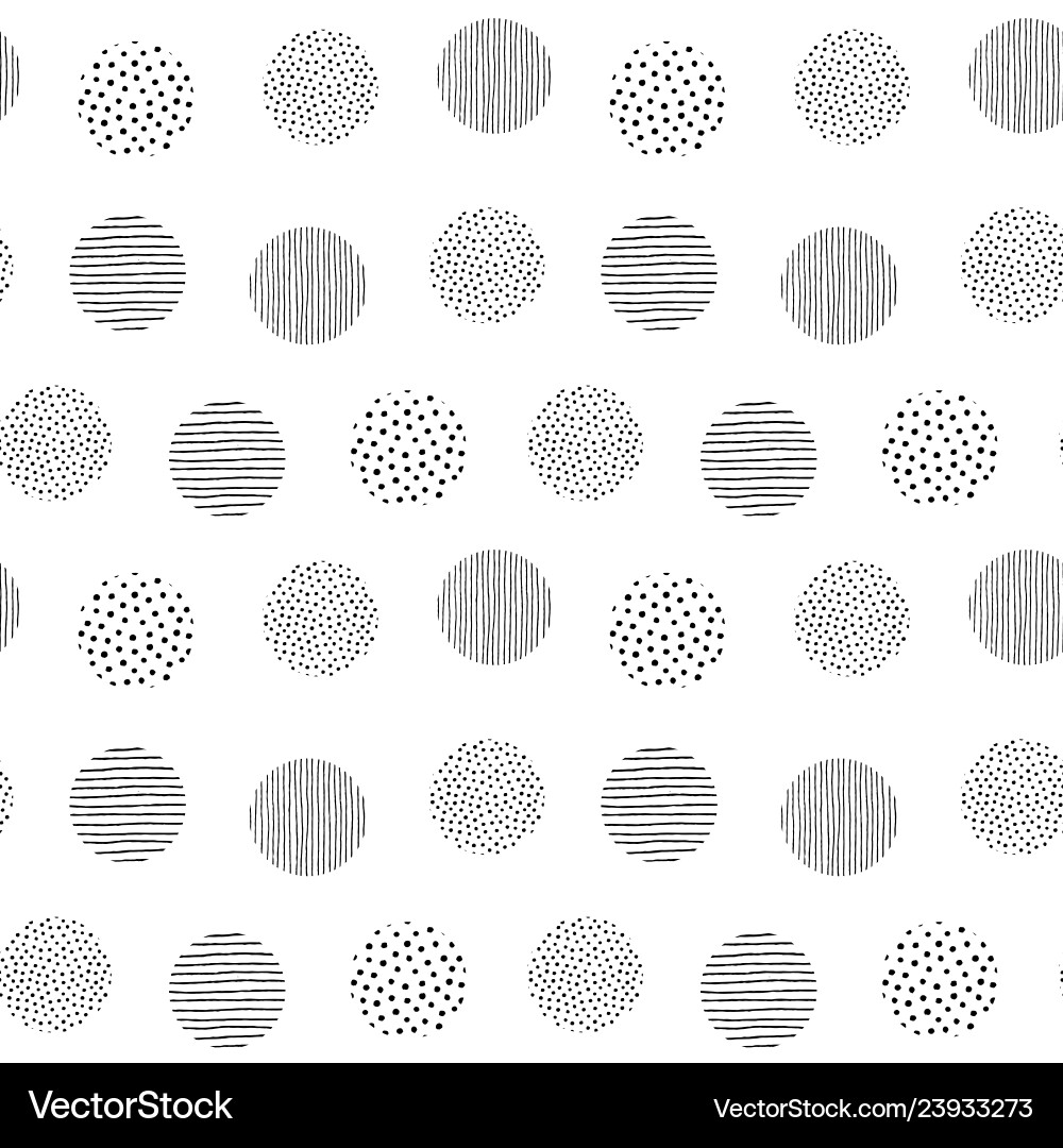 Irregular Dot Pattern - Brushstrokes vector image