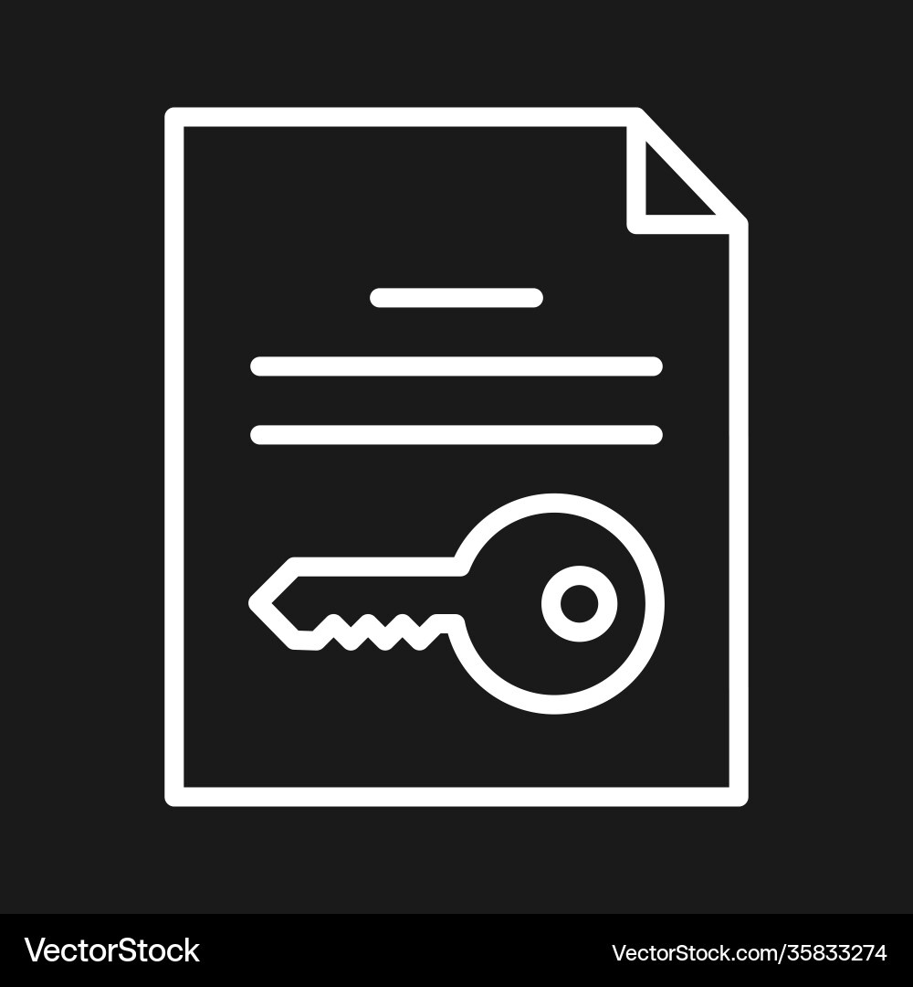 File encryption icon vector image