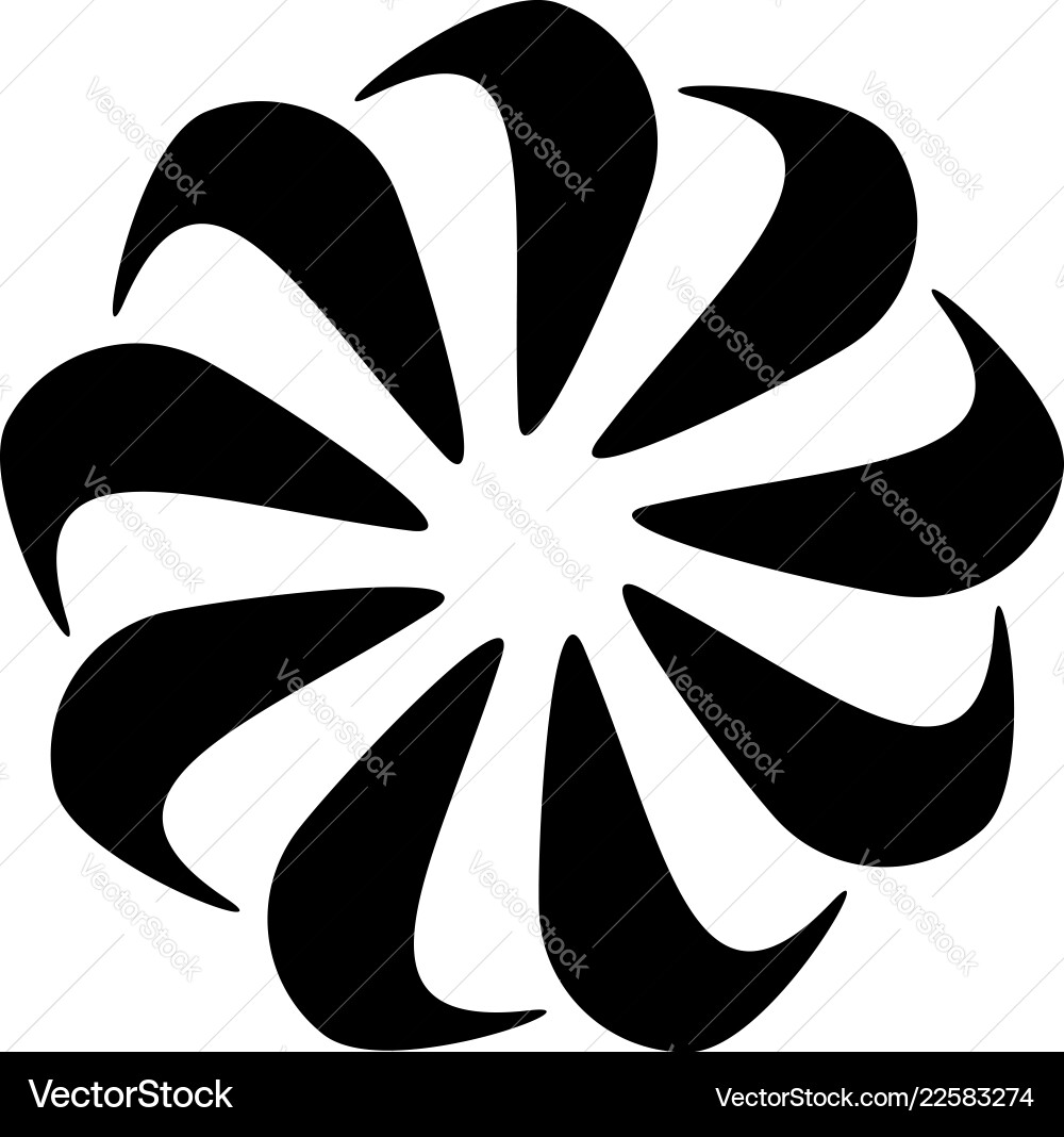 Geometric radial element abstract concentric Geometric radial element abstract concentric vector image