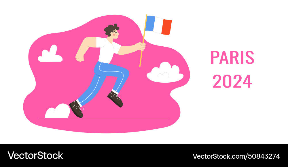 Spiele in paris oder wettbewerbskonzept franke 2024 Spiele in paris oder wettbewerbskonzept franke 2024 vektorbild