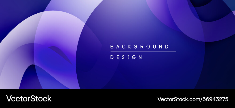 Abstract blue layers create dynamic composition vector image
