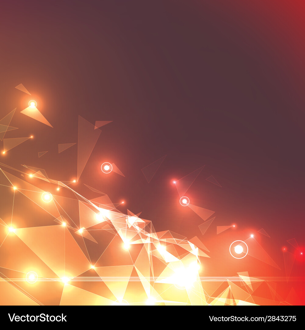 Abstract Triangle Mesh Background Vector Image