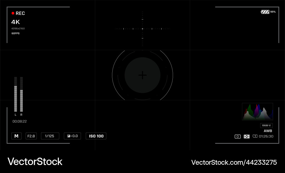 Camera user interface 008 Camera user interface 008 vector image