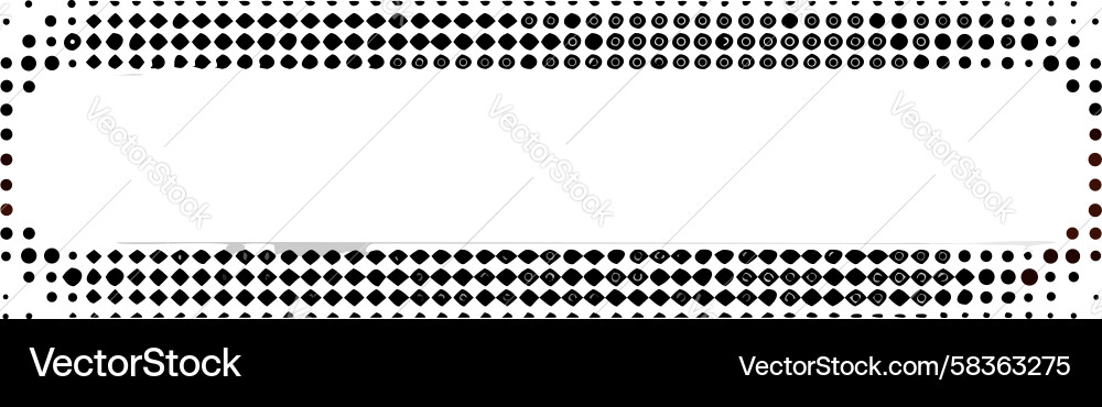 Diagonal Hatch Frame Vector Image