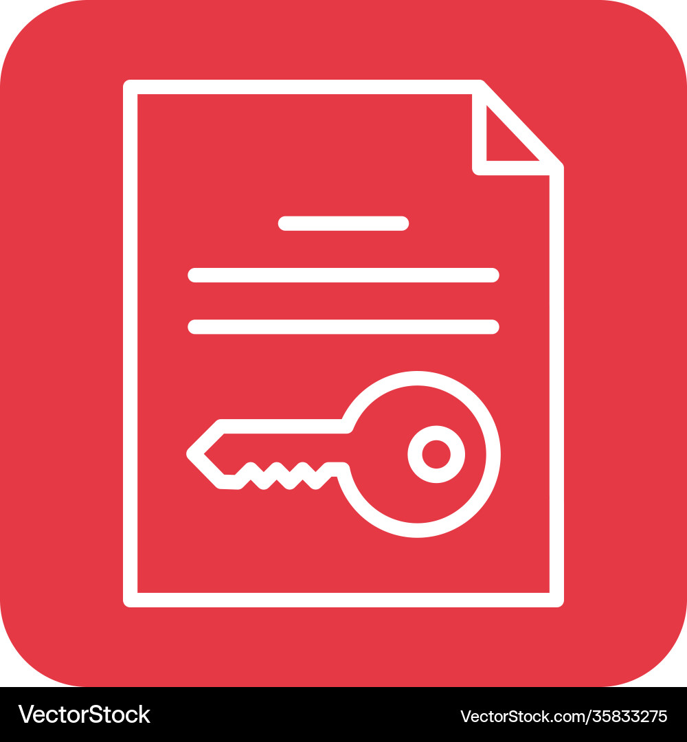 File encryption icon vector image