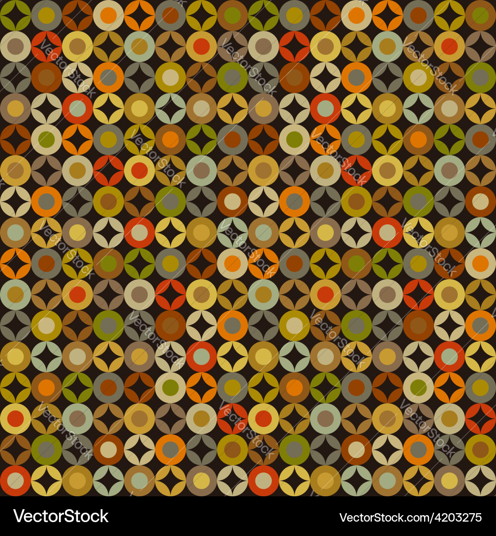 Retro Geometric Pattern vector image