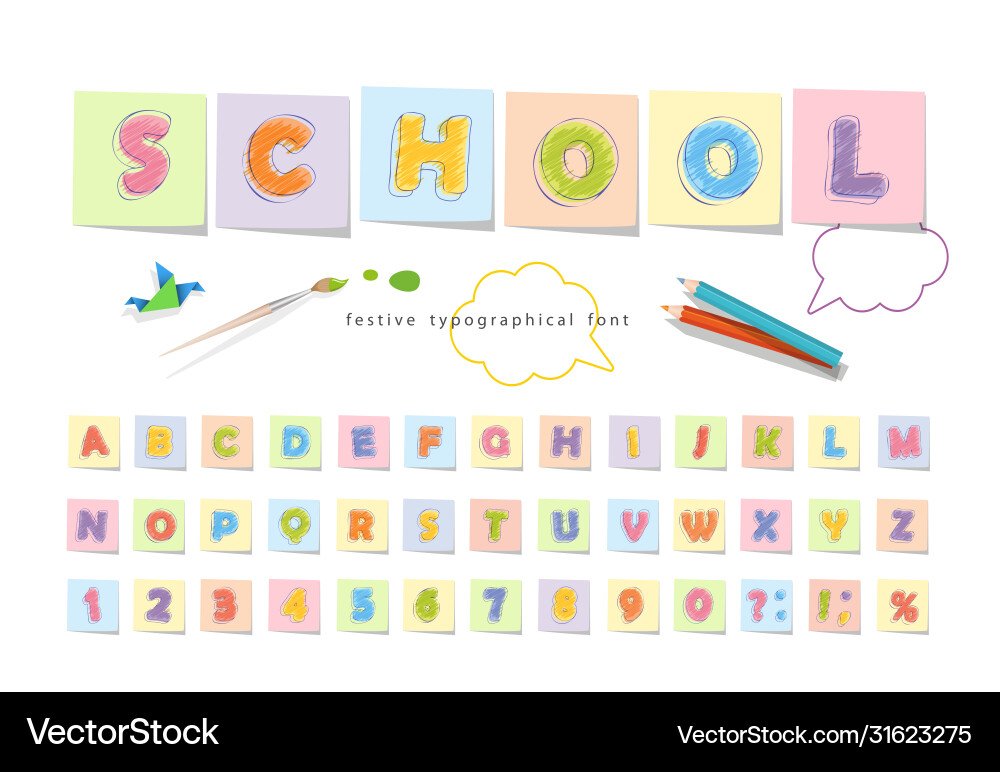 Schriftstift-Crayon für Kinder handschriftlich scribble Schriftstift-Crayon für Kinder handschriftlich scribble vektorbild