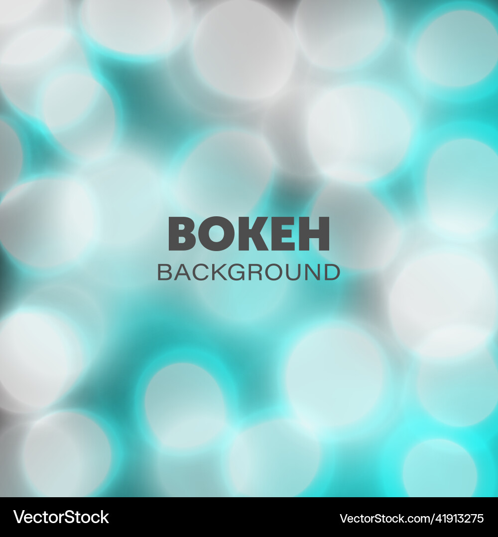 Shiny bokeh lights blur abstract background vector image