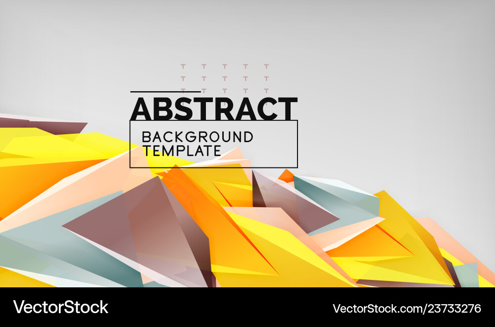 3d geometric triangular shapes abstract background 3d geometric triangular shapes abstract background Vector Image
