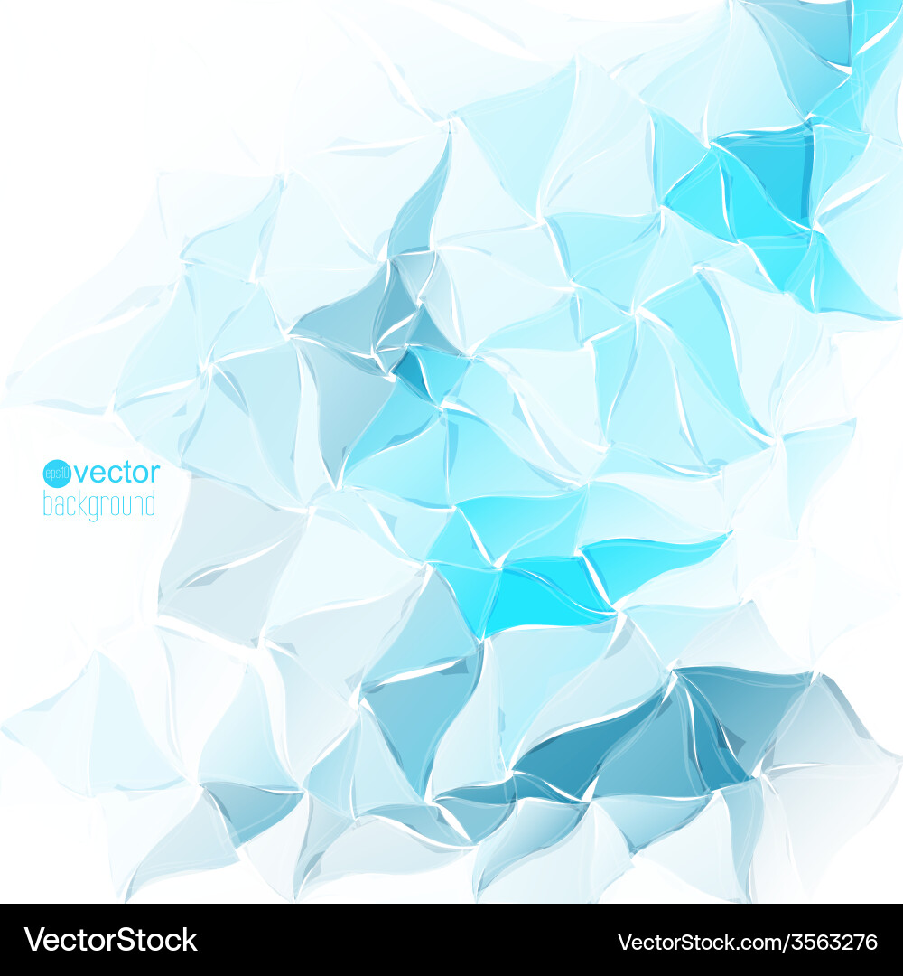 Abstract background with triangles and polygon vector image