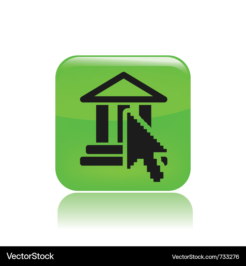 Cursor button icon Vector Image