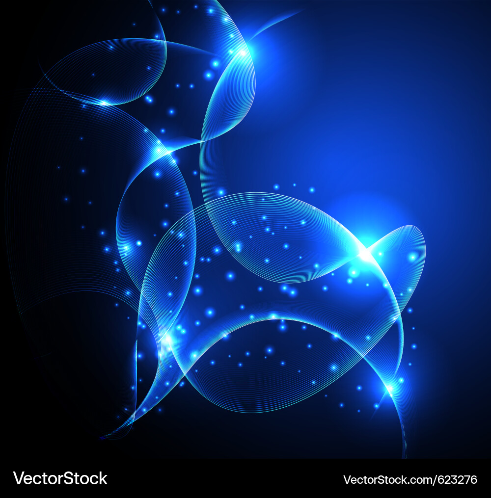 Dynamic Glowing Abstract Background vector image