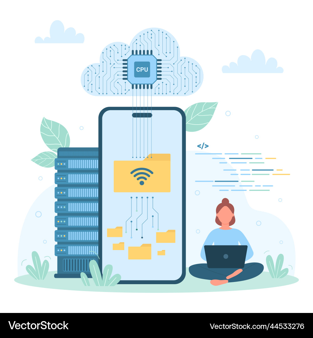 Files and document download management tiny Files and document download management tiny vector image