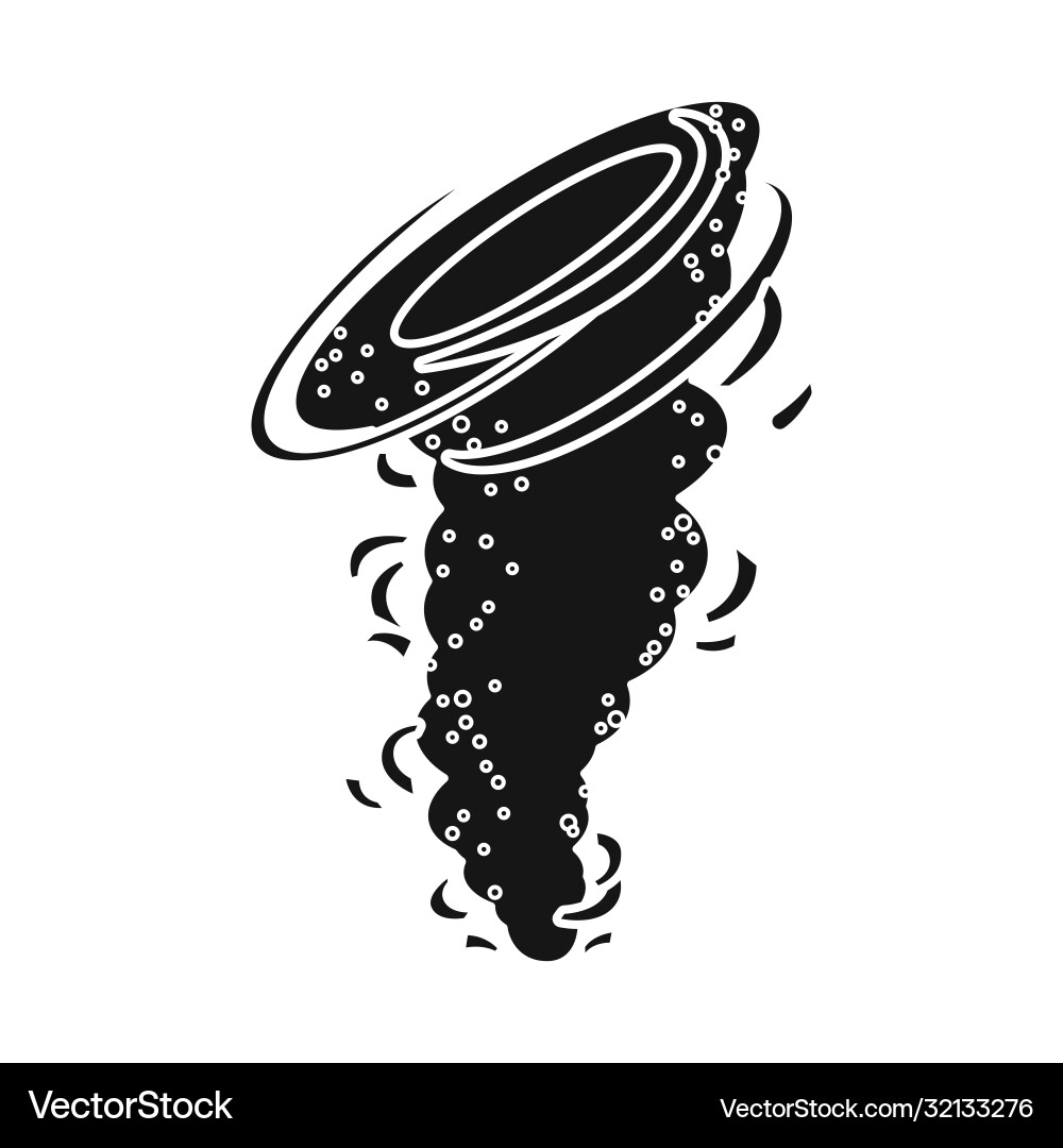 Isolated object tornado and wind sign web Vector Image