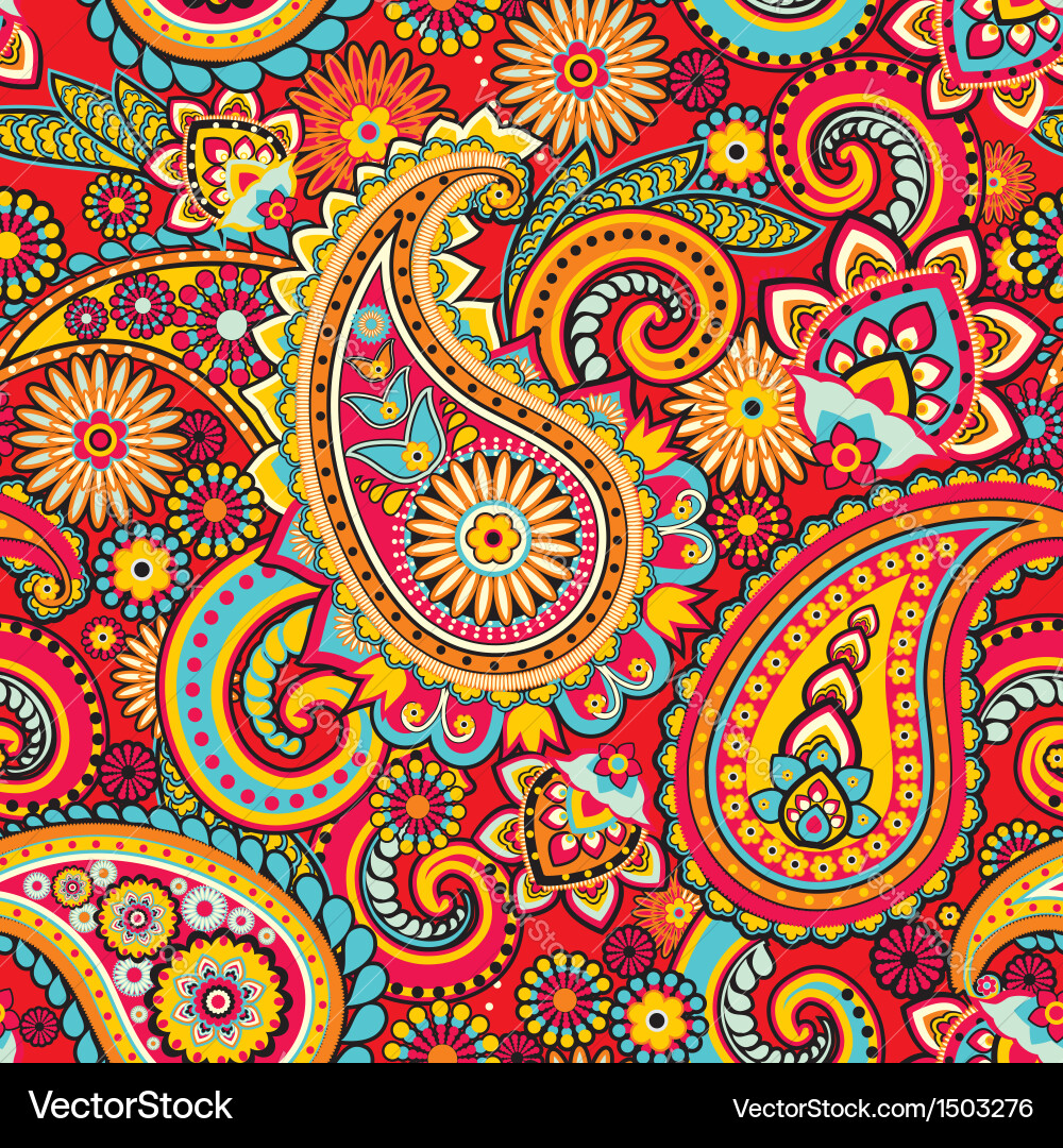 Paisley Muster Vektorbild