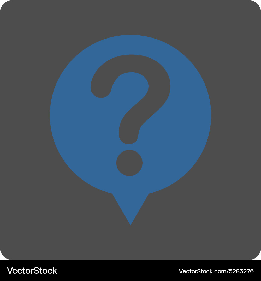 Status flat cobalt and gray colors rounded button vector image