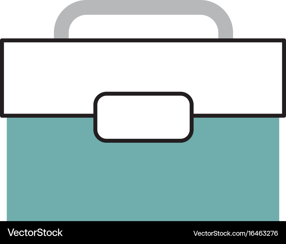 Tool box isolated icon vector image