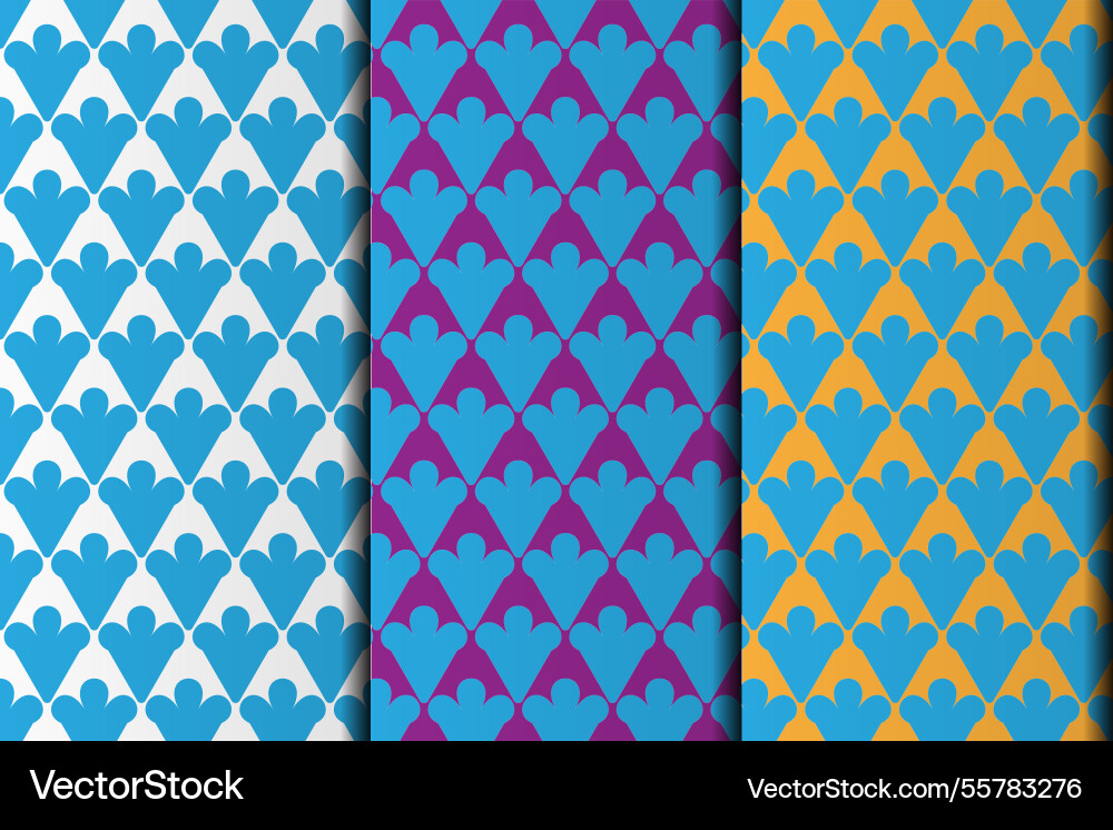 Triangle pattern design vector image