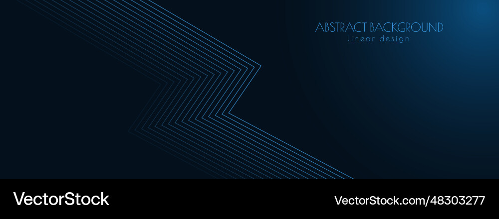 Abstract background with linear shapes template vector image