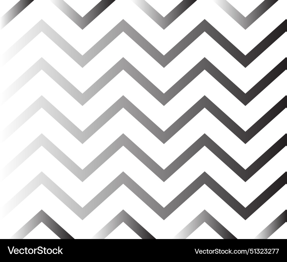Black and white zigzag chevron pattern simple Black and white zigzag chevron pattern simple vector image