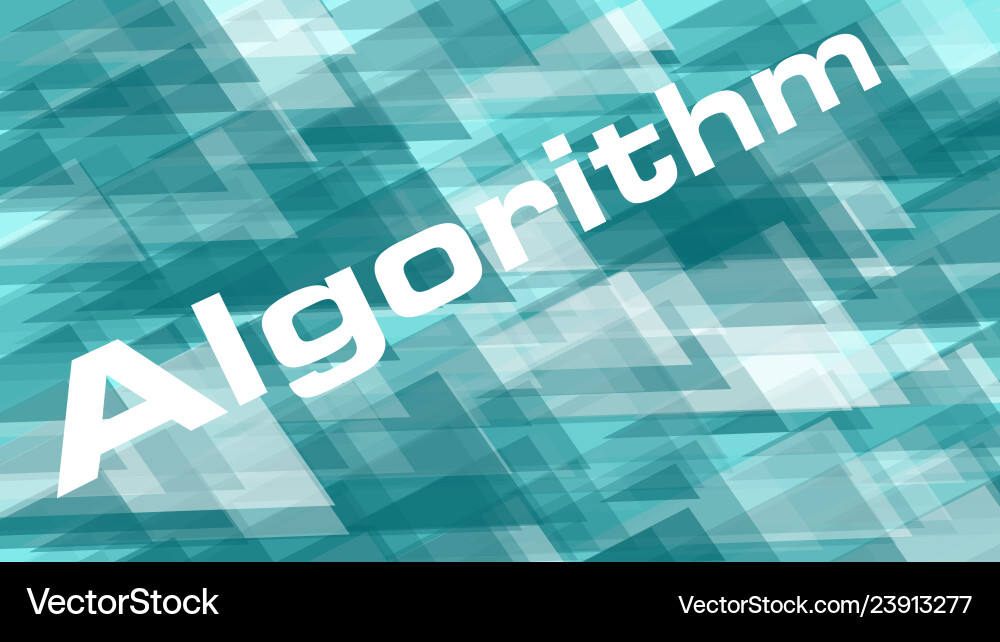 Digital technology algorithm idea transparent vector image