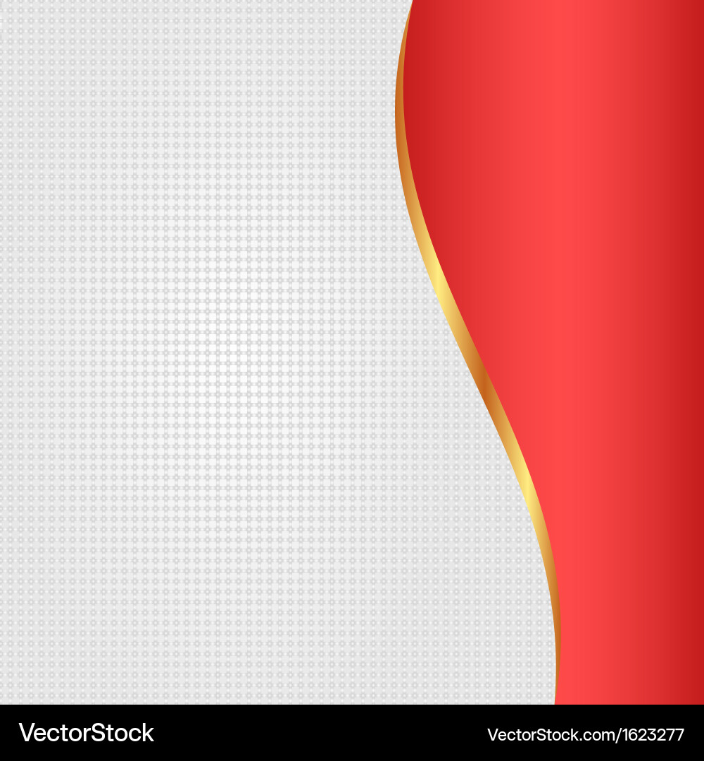 Elegant White and Red Gradient Background vector image