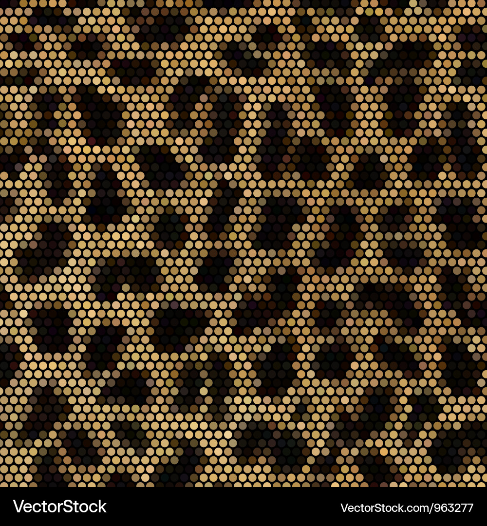 Leopard mosaic background Vector Image