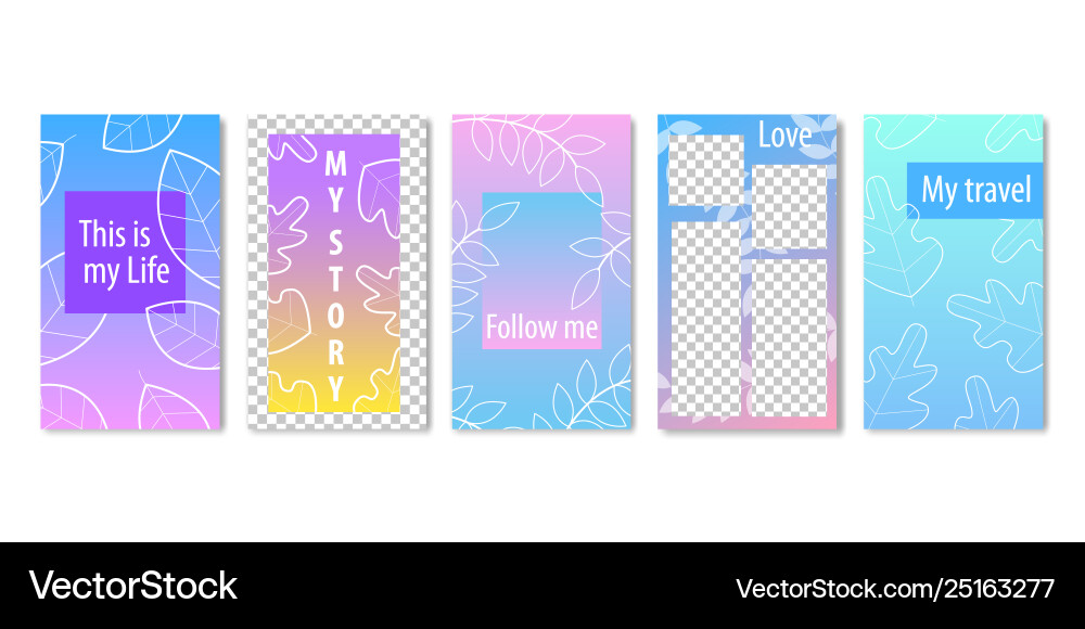 My life story love social media highlight cover My life story love social media highlight cover vector image
