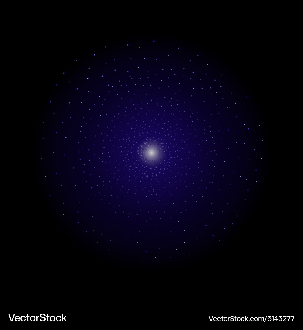 Tiefe Raum Galaxie Stern glänzend dunkelviolett Vektorbild
