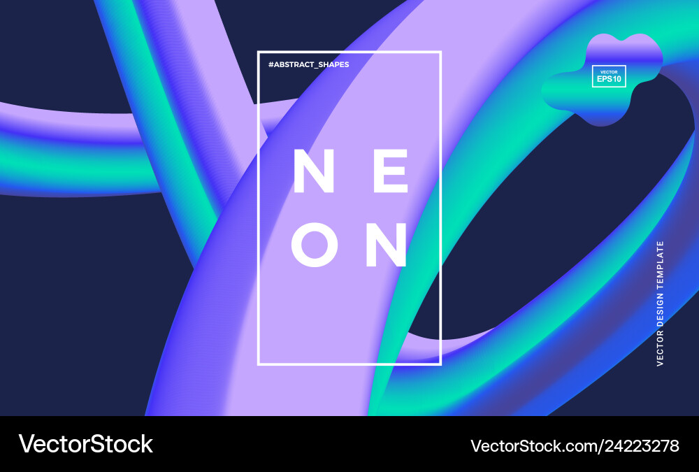 Abstract design template with 3d flow shapes Abstract design template with 3d flow shapes vector image