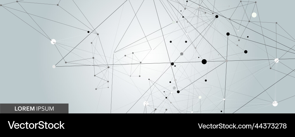 Connect triangle structure design modern vector image