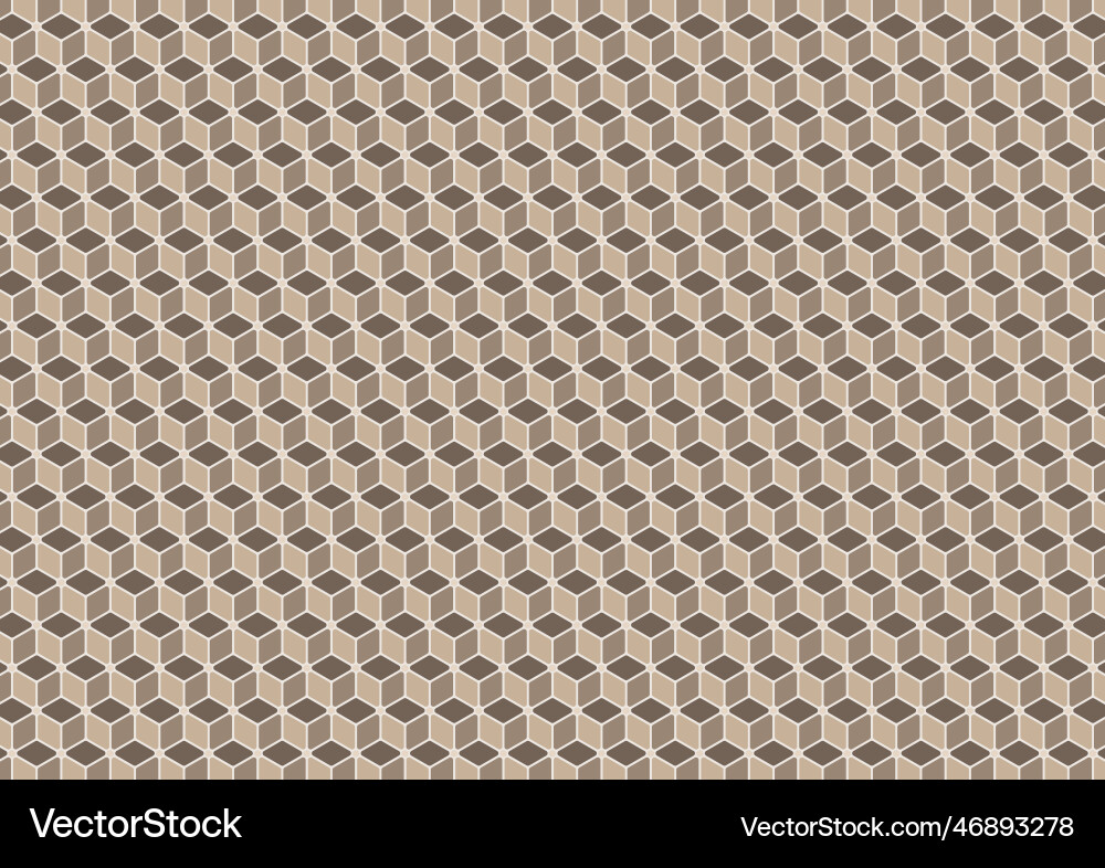 Geometric abstract cube pattern futuristic Vector Image