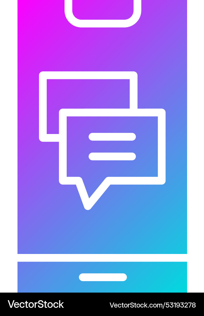 Message icon design Vector Image