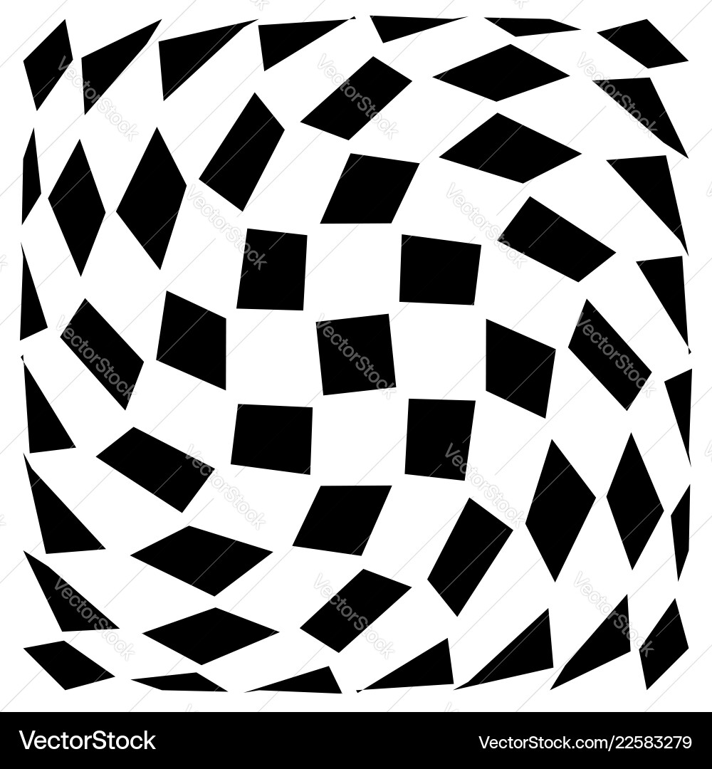 Distorted mesh grid geometric element irregular Distorted mesh grid geometric element irregular vector image