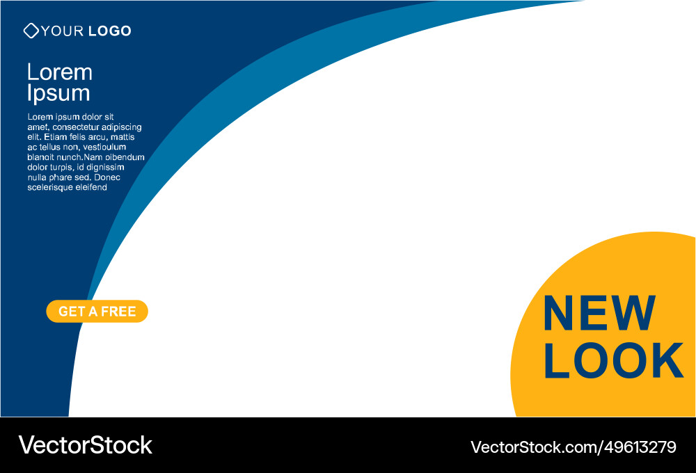 Presentation and slide layout background Vector Image