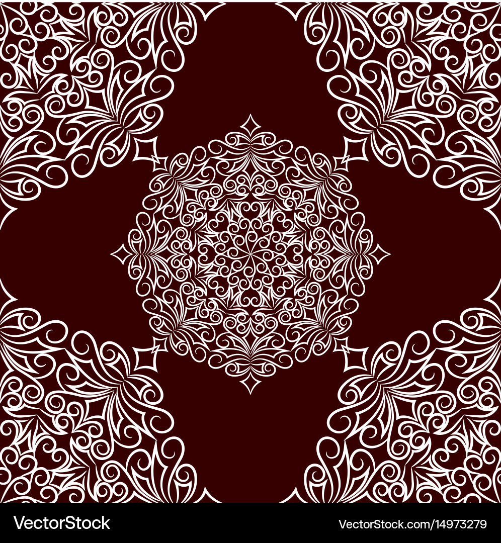 Seamless pattern with abstract elements vector image
