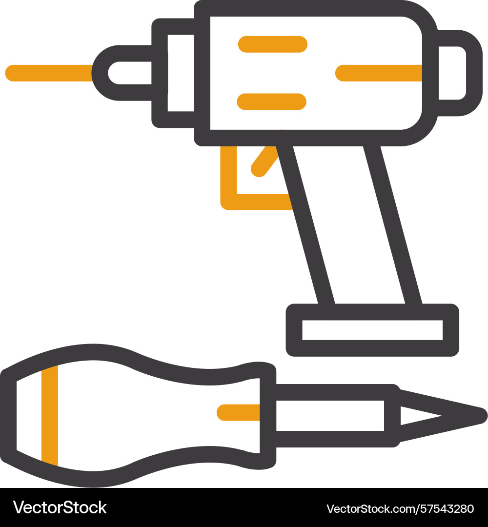 Assembly tools two color icon Vector Image