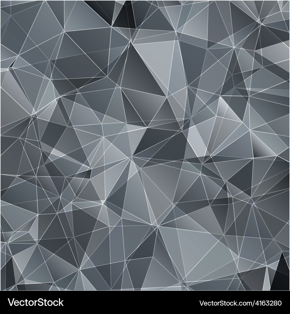 Black triangle abstract background vector image